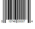 Barcode Image for UPC code 013746000074