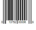 Barcode Image for UPC code 013752000068