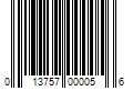 Barcode Image for UPC code 013757000056