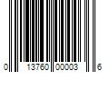 Barcode Image for UPC code 013760000036