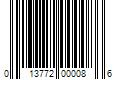 Barcode Image for UPC code 013772000086