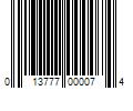 Barcode Image for UPC code 013777000074