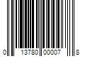 Barcode Image for UPC code 013780000078