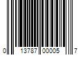 Barcode Image for UPC code 013787000057