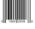 Barcode Image for UPC code 013800000088