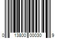 Barcode Image for UPC code 013800000309