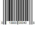 Barcode Image for UPC code 013800000408