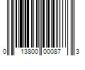 Barcode Image for UPC code 013800000873