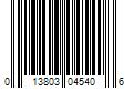 Barcode Image for UPC code 013803045406