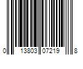 Barcode Image for UPC code 013803072198