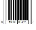 Barcode Image for UPC code 013803094527