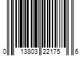 Barcode Image for UPC code 013803221756