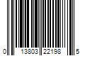 Barcode Image for UPC code 013803221985