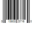 Barcode Image for UPC code 013803237160