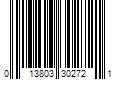 Barcode Image for UPC code 013803302721