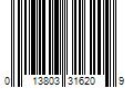 Barcode Image for UPC code 013803316209