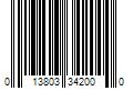 Barcode Image for UPC code 013803342000