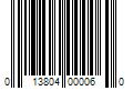 Barcode Image for UPC code 013804000060