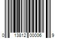 Barcode Image for UPC code 013812000069