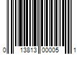 Barcode Image for UPC code 013813000051