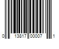 Barcode Image for UPC code 013817000071