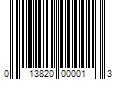 Barcode Image for UPC code 013820000013