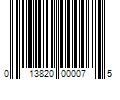 Barcode Image for UPC code 013820000075