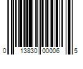 Barcode Image for UPC code 013830000065