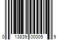 Barcode Image for UPC code 013839000059