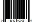 Barcode Image for UPC code 013840000055