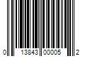 Barcode Image for UPC code 013843000052