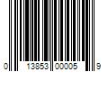 Barcode Image for UPC code 013853000059