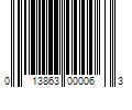 Barcode Image for UPC code 013863000063