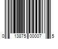 Barcode Image for UPC code 013875000075