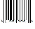 Barcode Image for UPC code 013891000080