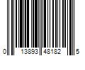 Barcode Image for UPC code 013893481825