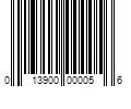 Barcode Image for UPC code 013900000056