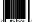 Barcode Image for UPC code 013900000063