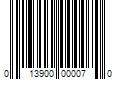 Barcode Image for UPC code 013900000070