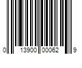 Barcode Image for UPC code 013900000629