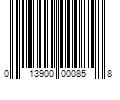 Barcode Image for UPC code 013900000858