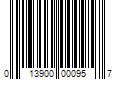 Barcode Image for UPC code 013900000957