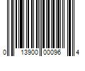 Barcode Image for UPC code 013900000964