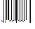 Barcode Image for UPC code 013902000061