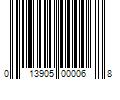 Barcode Image for UPC code 013905000068