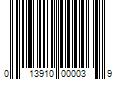 Barcode Image for UPC code 013910000039