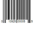 Barcode Image for UPC code 013925000055