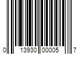 Barcode Image for UPC code 013930000057