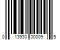 Barcode Image for UPC code 013930000095