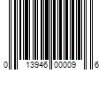 Barcode Image for UPC code 013946000096